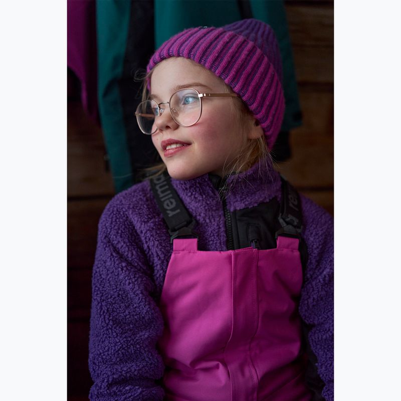 Bluza polarowa dziecięca Reima Puhku plum purple 8