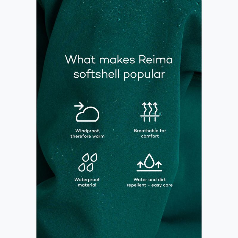 Kombinezon softshell dziecięcy Reima Mjosa navy 7