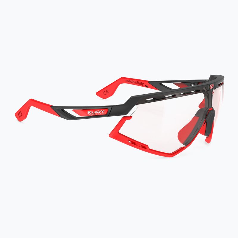 Okulary przeciwsłoneczne Rudy Project Defender black matte/bumpers red fluo/imp photochromic 2 red 2