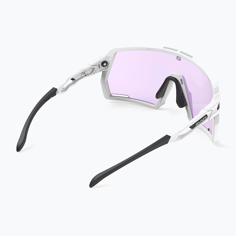 Okulary przeciwsłoneczne Rudy Project Kelion white gloss/impactx photochromic 2 laser purple 5
