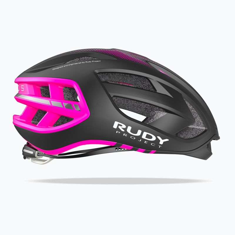 Kask rowerowy Rudy Project Egos black/pink fluo matte 3