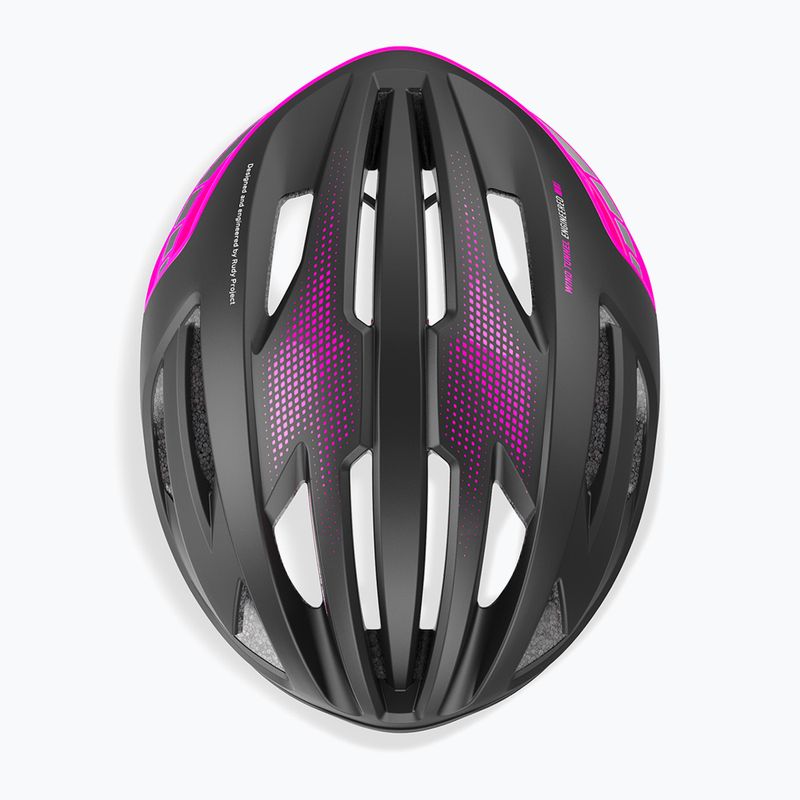 Kask rowerowy Rudy Project Egos black/pink fluo matte 5