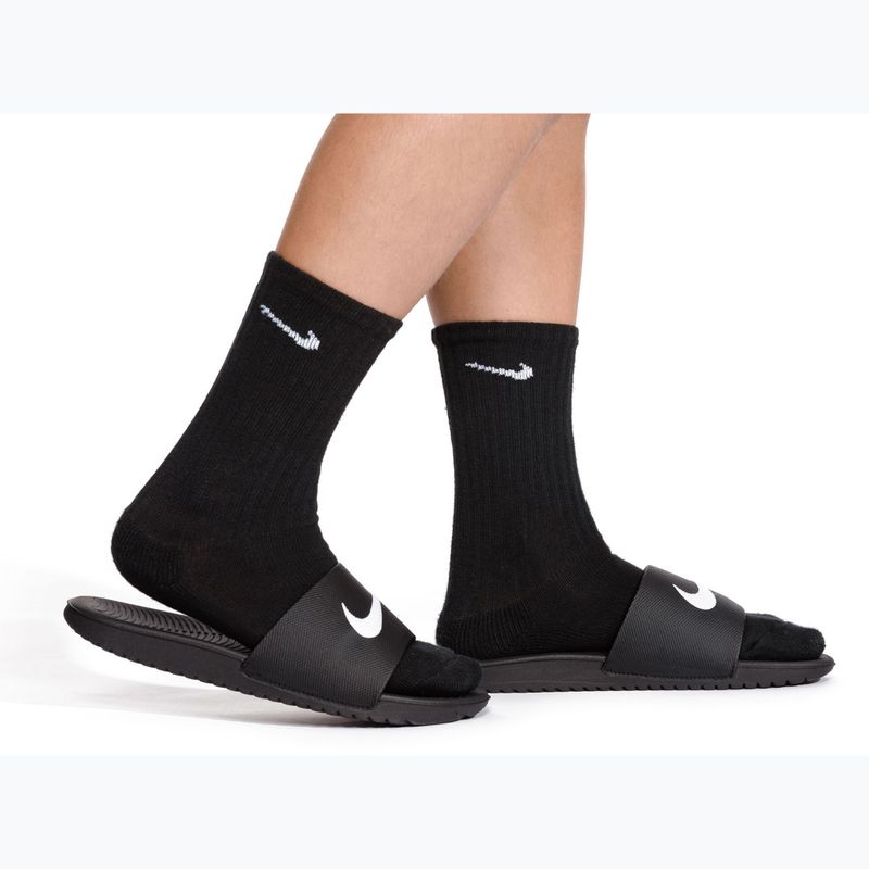 Klapki dziecięce Nike Kawa black/white 8