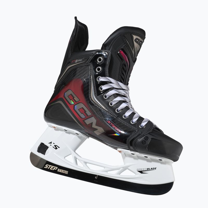 Łyżwy hokejowe męskie CCM JetSpeed FT8 Pro SR TAPERED black 4