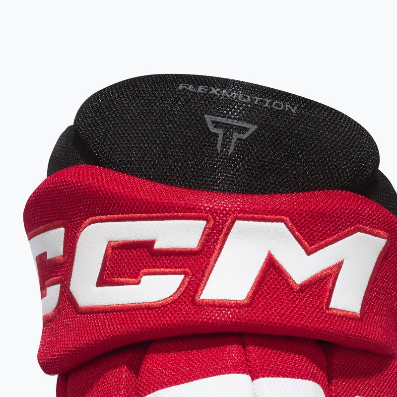 Rękawice hokejowe CCM Tacks XR80 SR Gloves black/red/white 5