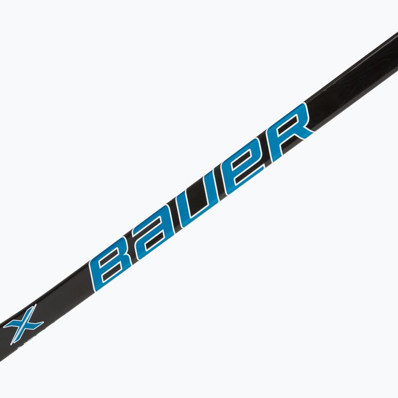 Kij hokejowy Bauer X Series Grip Sr F80 R black/blue/green 2