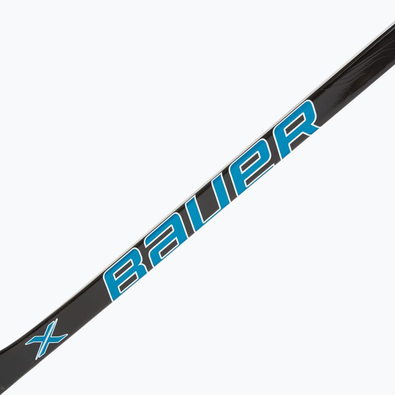 Kij hokejowy Bauer X Series Grip Int F60 L black/blue/green 2