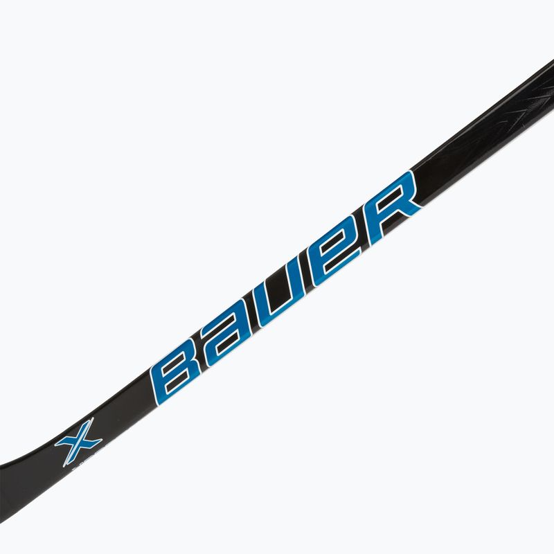 Kij hokejowy Bauer X Series Grip Int F60 R black/blue/green 2