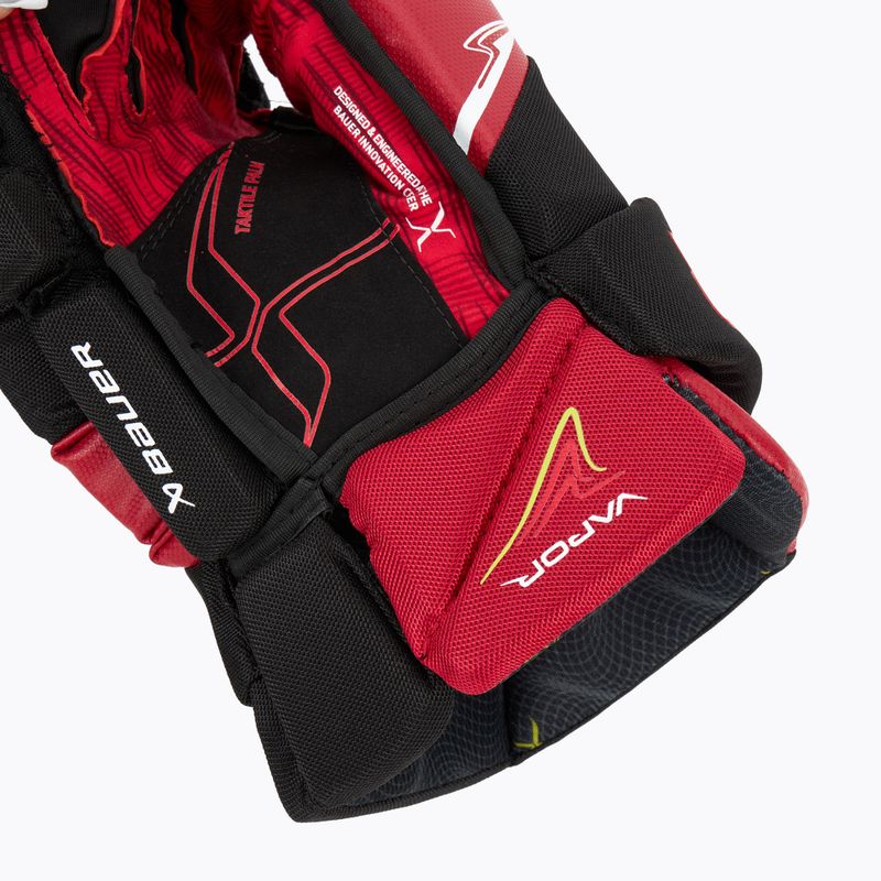 Rękawice hokejowe Bauer Vapor Fly40 Sr black/red 6