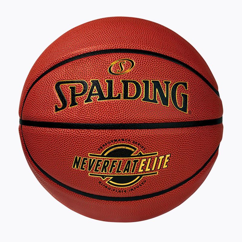 Piłka do koszykówki Spalding NeverFlat Elite pomarańczowa rozmiar 7