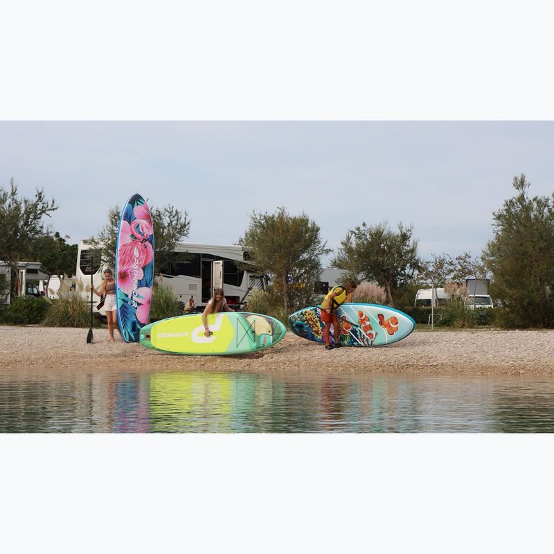 Zestaw deska SUP pompowana Pathfinder Toucan Leaf 10'2" 4