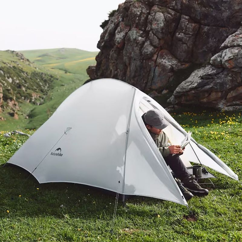 Namiot trekkingowy 2-osobowy Naturehike Mongar UL 2 15D moon rock gray 2