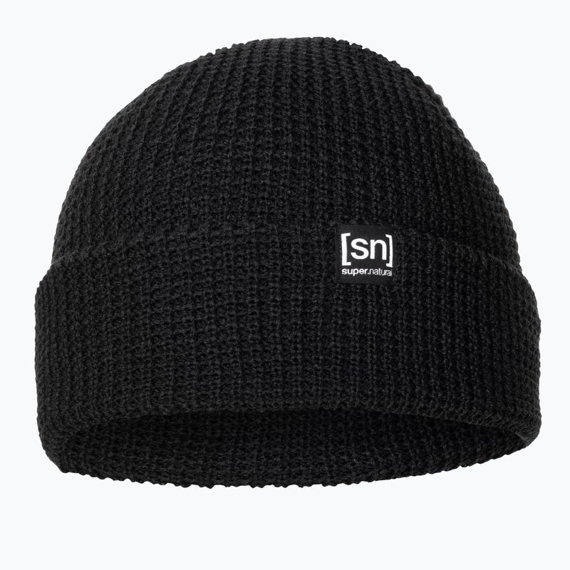 Czapka zimowa super.natural City Beanie jet black 2