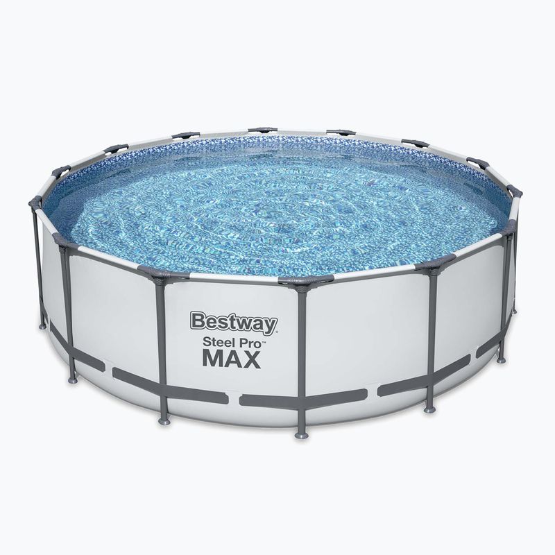Basen stelażowy Bestway Steel Pro Max Pool Set 457 x 122 cm szary 2