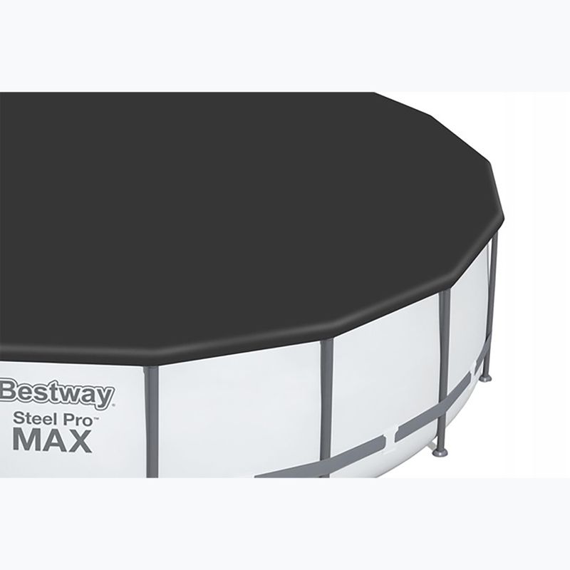 Basen stelażowy Bestway Steel Pro Max Pool Set 457 x 122 cm szary 6