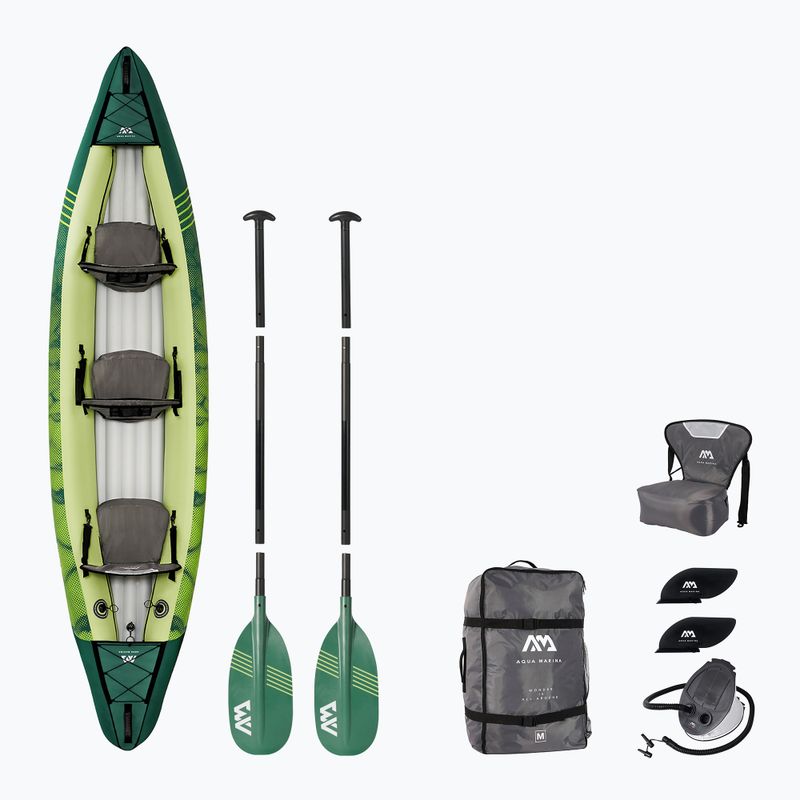 Kajak pompowany 3-osobowy Aqua Marina Ripple Recreational Canoe 12'2" 370 cm