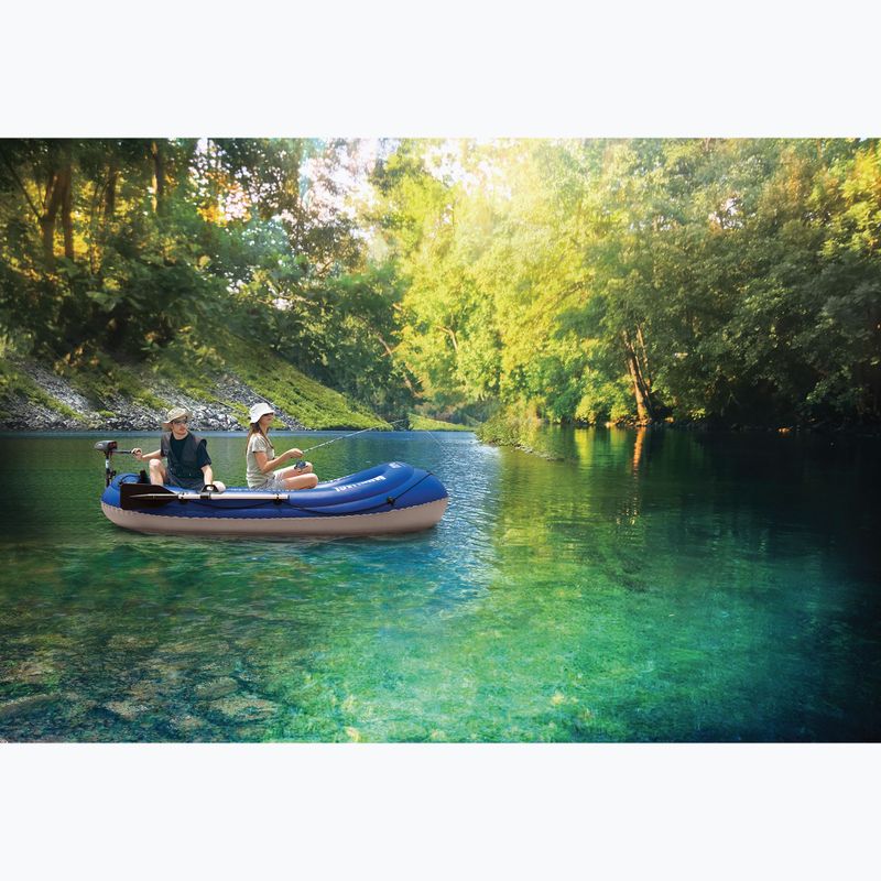 Ponton 3-osobowy z silnikiem Aqua Marina Wildriver blue 6