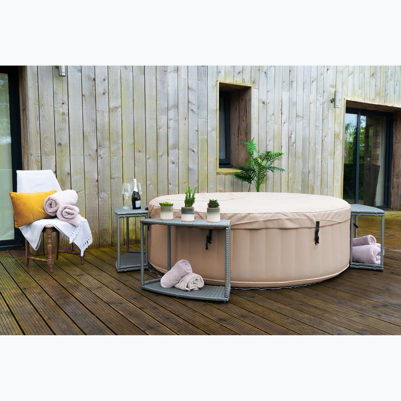 Basen z hydromasażem 8-osobowy MSpa Urban Bristol Max mokka 25