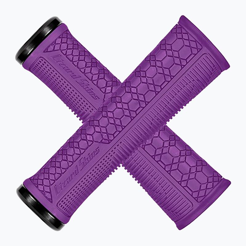 Chwyty kierownicy Lizard Skins 36.5 Single-Clamp Gradient ultra purple