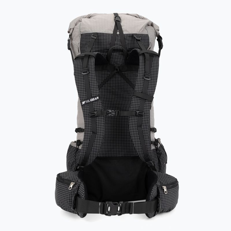 Plecak turystyczny 3F UL Qidian Pro 46+10 l Ultralight szary 3