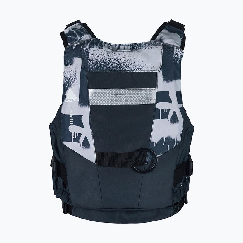 Kamizelka asekuracyjna męska Aztron N-SV 3.0 Nylon puzzle grey/mint 2