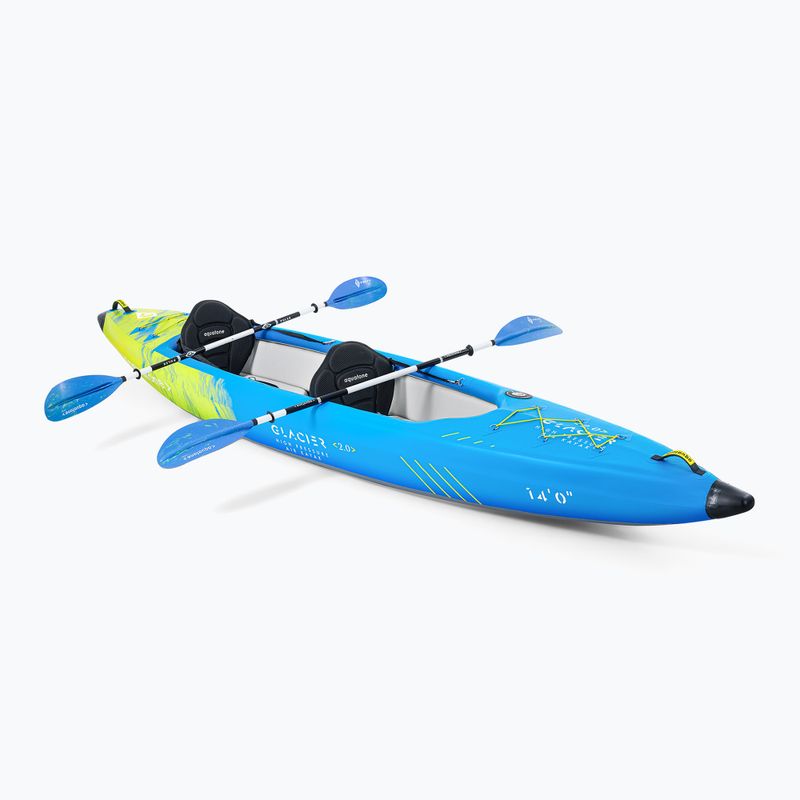Kajak pompowany 2-osobowy Aquatone Glacier 14'0" 427 cm 5