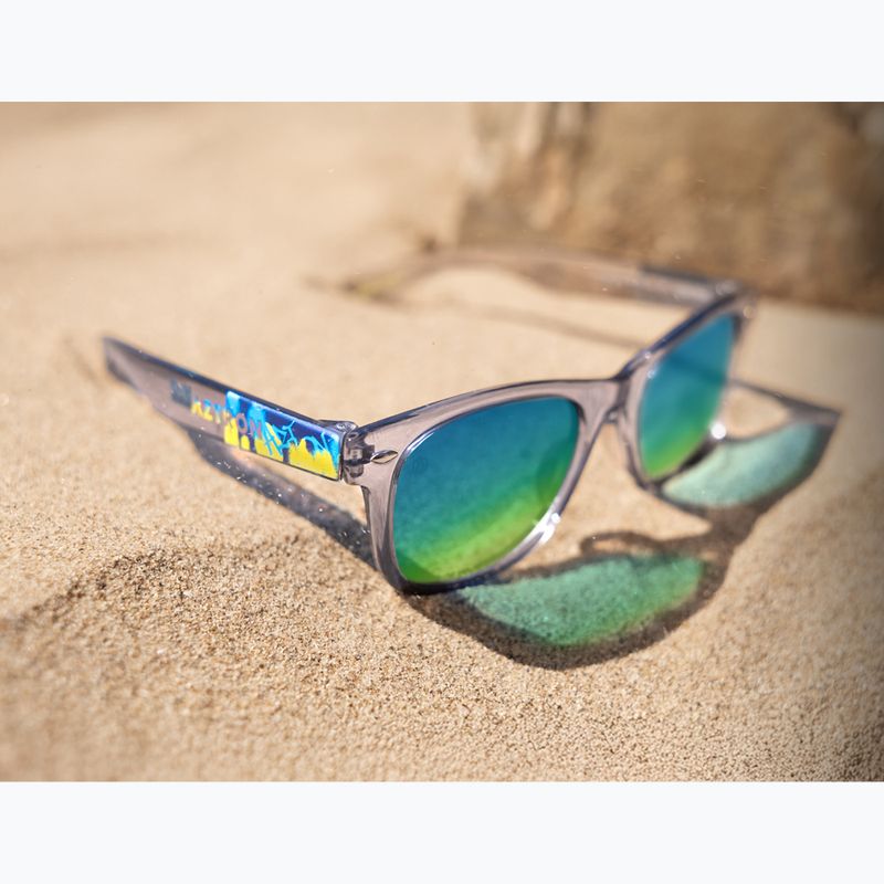 Okulary przeciwsłoneczne dziecięce Aztron Solar ice grey/graffiti/polarized blue/yellow mirr/grey. 4