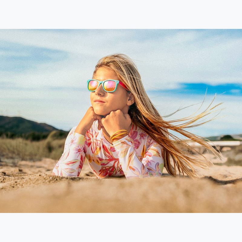 Okulary przeciwsłoneczne dziecięce Aztron Candy candy pink/twisty/polarized rainbow pink mir/grey. 8