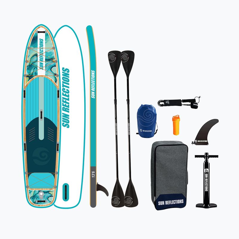 Zestaw deska SUP pompowana Sun Reflections Family Minicombo 13'6" ocean mirage