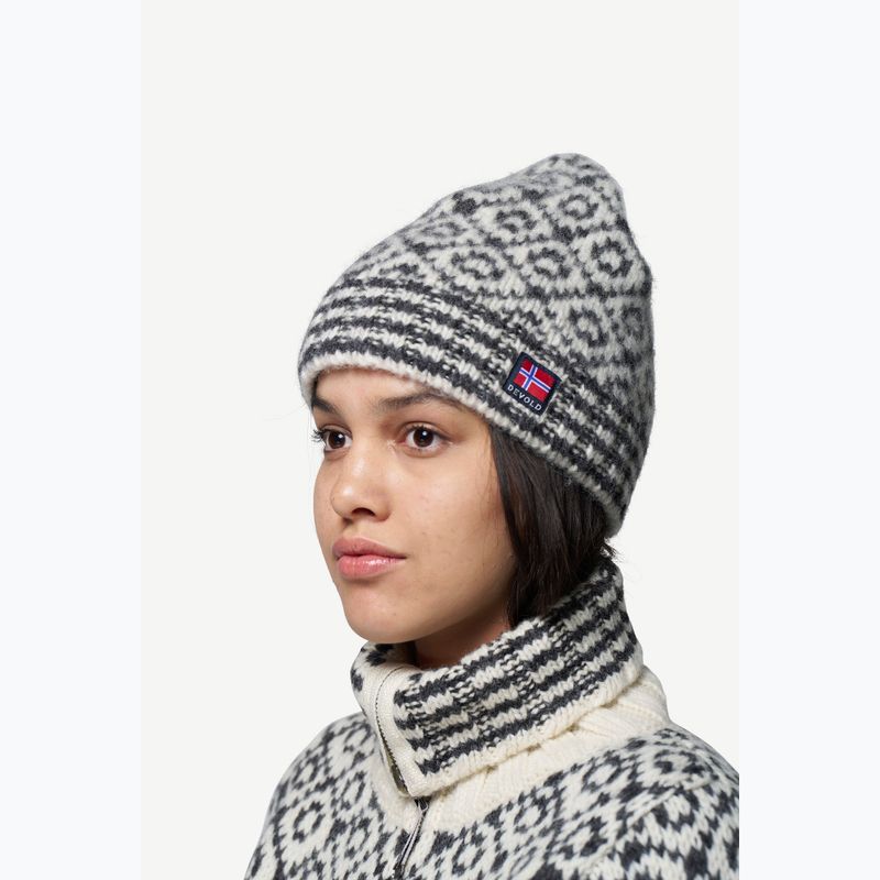 Czapka zimowa Devold Svalbard Wool offwhite/grey 2