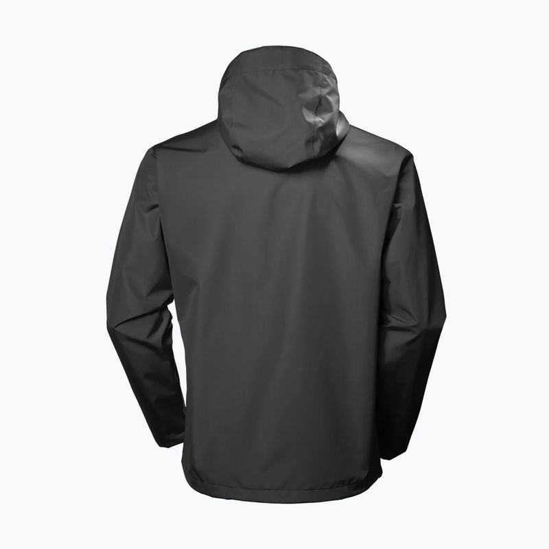 Kurtka przeciwdeszczowa męska Helly Hansen Seven J Rain ebony 8