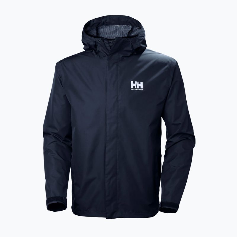 Kurtka przeciwdeszczowa męska Helly Hansen Seven J Rain navy 11