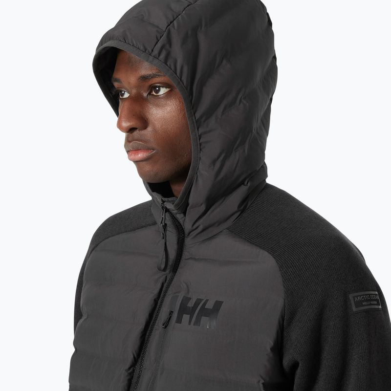 Kurtka żeglarska męska Helly Hansen Arctic Ocean Hybrid Insulator ebony 3