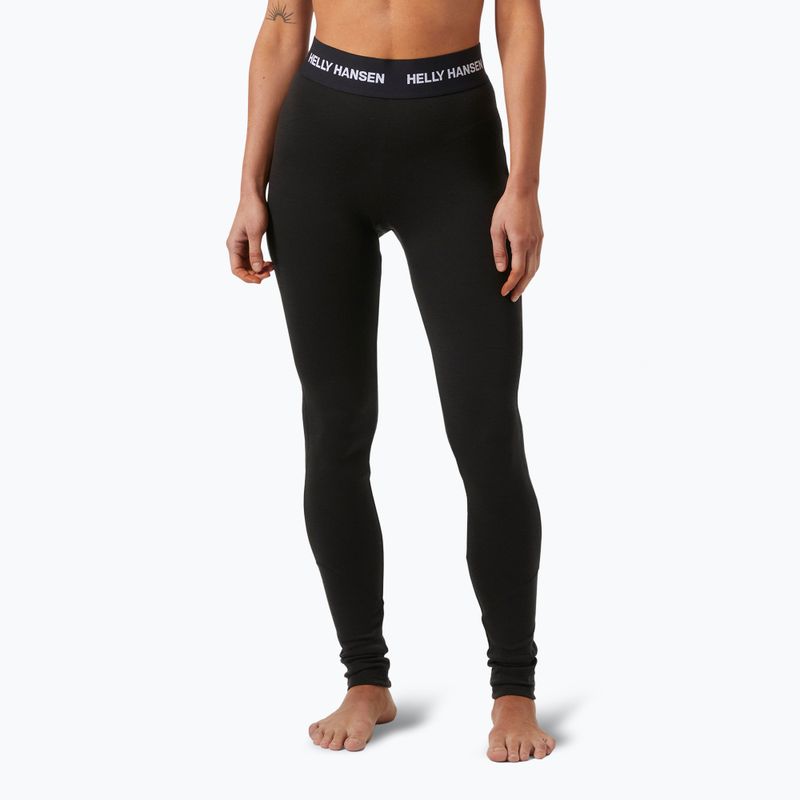 Spodnie termoaktywne damskie Helly Hansen Lifa Merino Midweight black