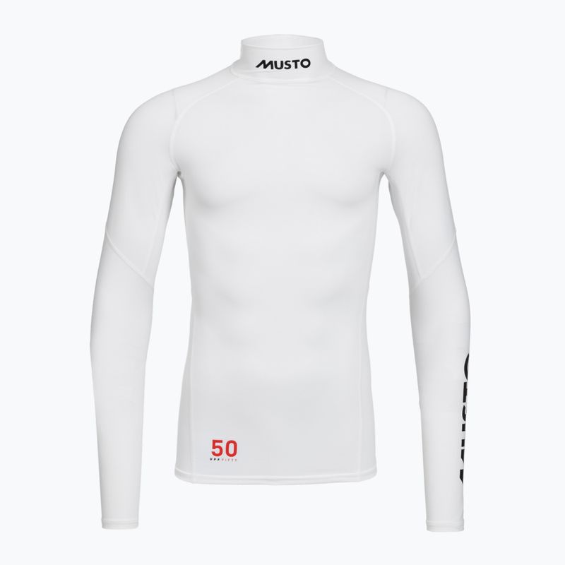 Longsleeve do pływania męski Musto Championship Rash Guard white