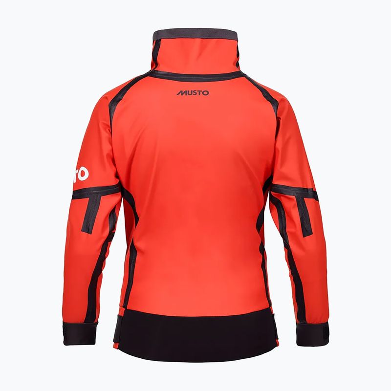 Bluza żeglarska dziecięca Musto Championship Aqua Top 2.0 Jr oxy fire 2