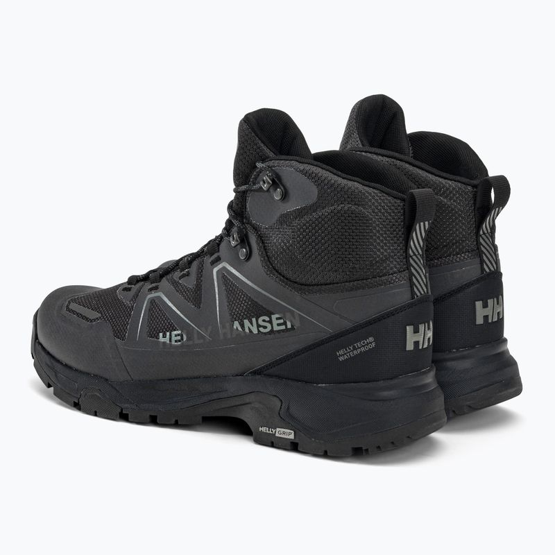 Buty trekkingowe męskie Helly Hansen Cascade Mid HellyTech black/new light grey 3