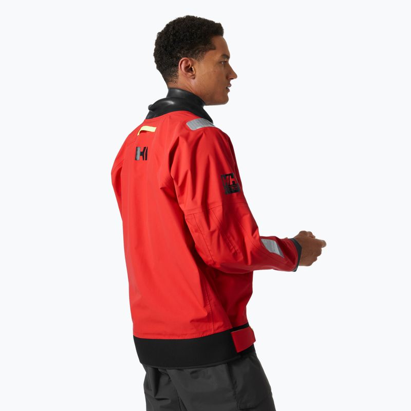 Kurtka żeglarska męska Helly Hansen Aegir Race Light Smock 2.0 alert red 2