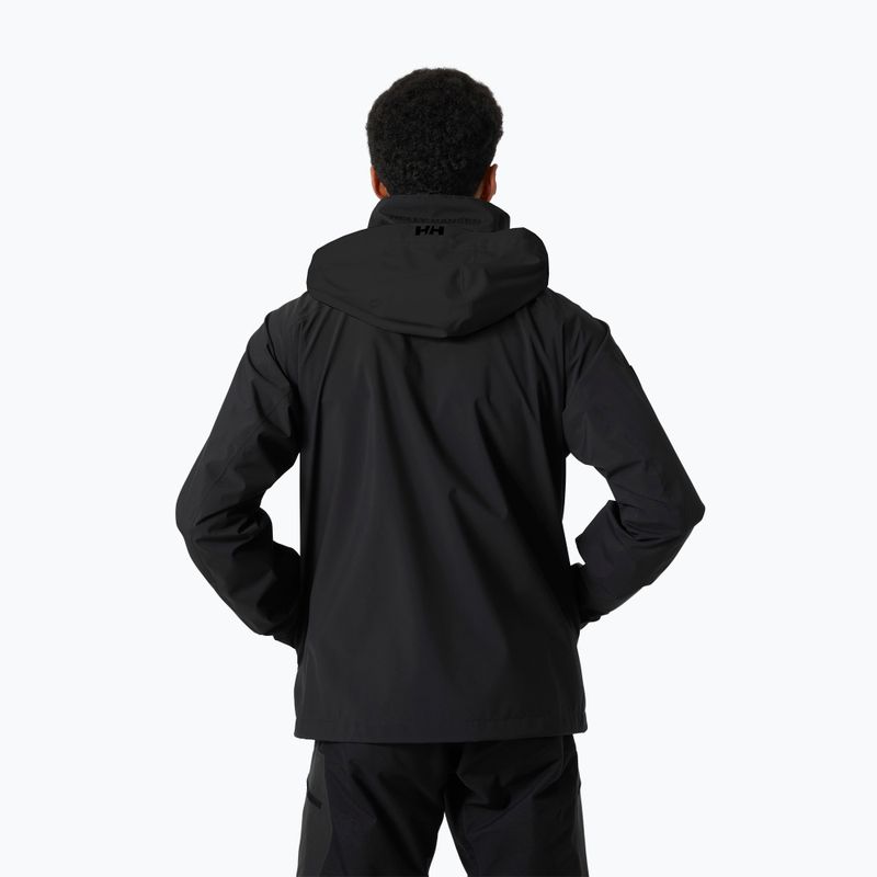 Kurtka żeglarska męska Helly Hansen HP Racing Hooded ebony 2