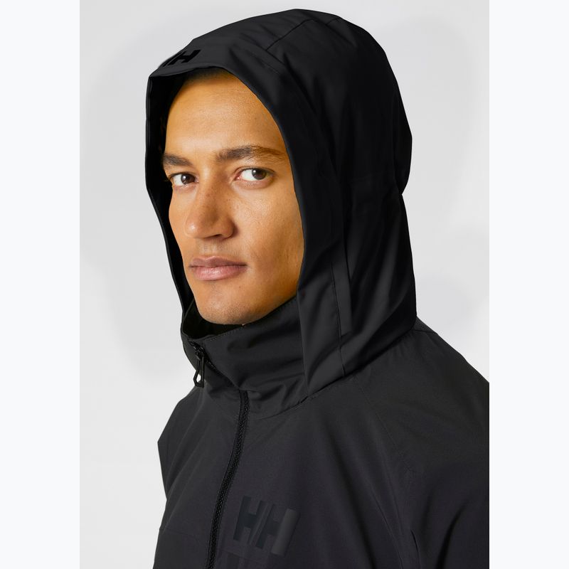 Kurtka żeglarska męska Helly Hansen HP Racing Hooded ebony 3