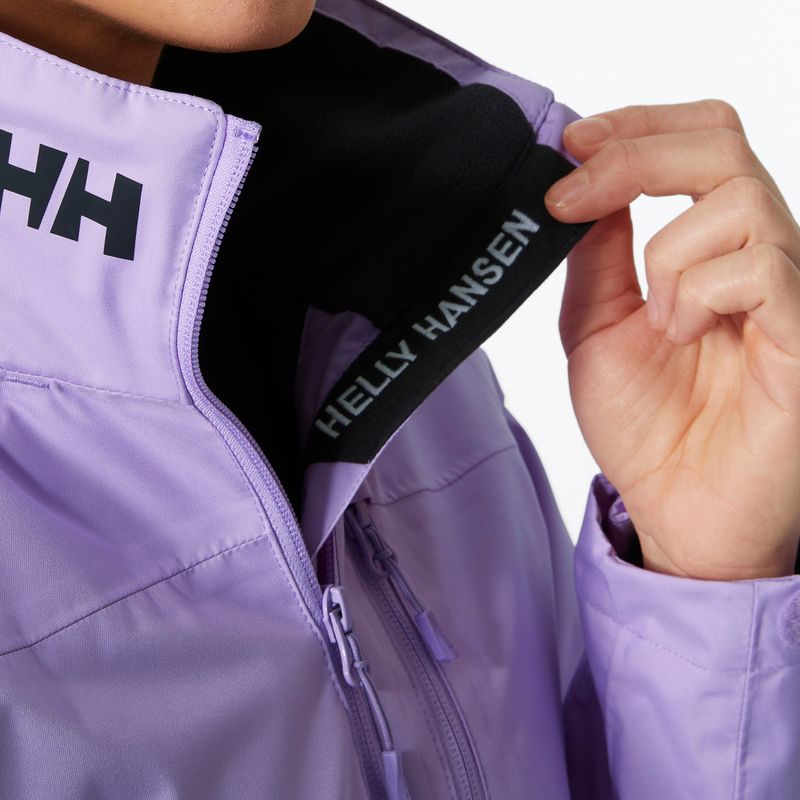 Kurtka żeglarska damska Helly Hansen Crew Hooded Midlayer heather 4
