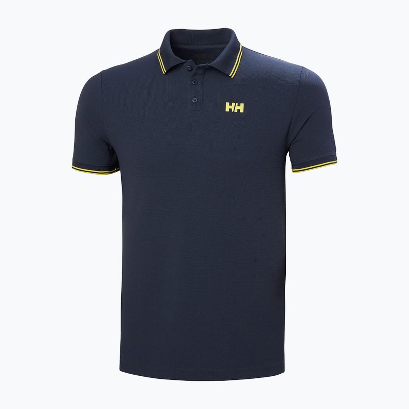 Koszulka polo męska Helly Hansen Kos Polo navy/gold rush 5