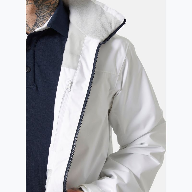 Kurtka żeglarska męska Helly Hansen Crew Hooded 2.0 white 4