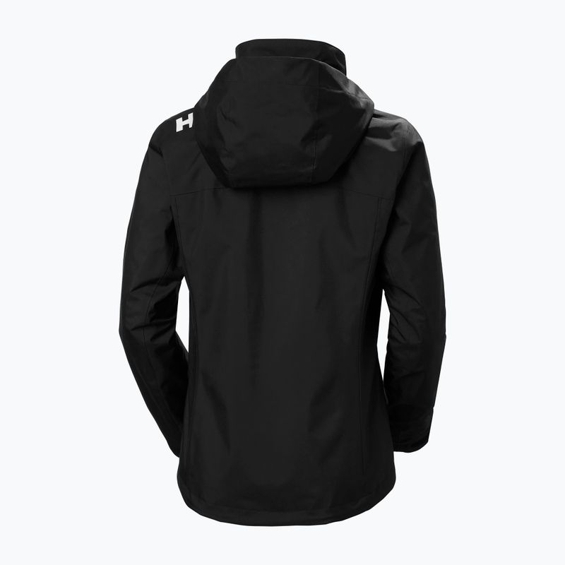 Kurtka żeglarska damska Helly Hansen Crew Hooded Midlayer 2.0 black 2