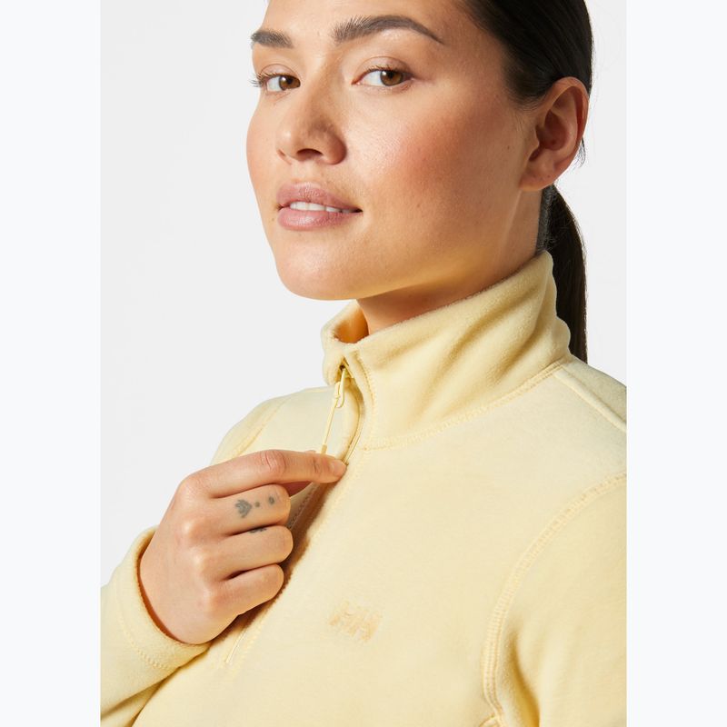 Bluza damska Helly Hansen Daybreaker 1/2 Zip yellow cream 3