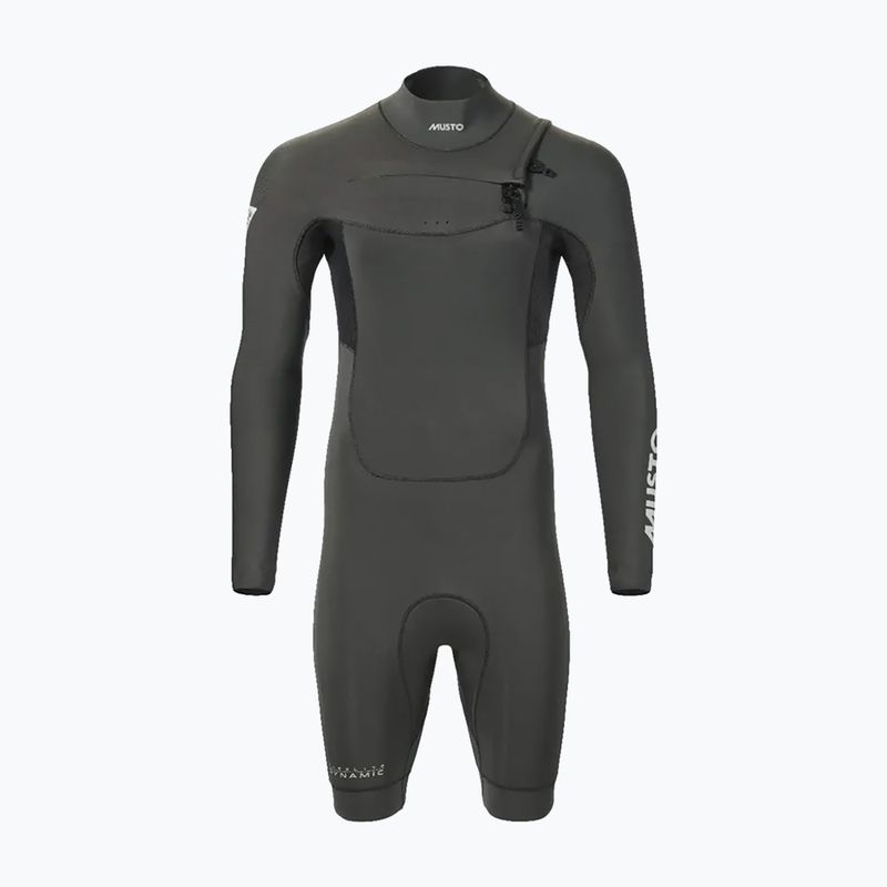 Pianka do pływania męska Musto Flexlite Dynamic 3/2 mm Shorty dark grey