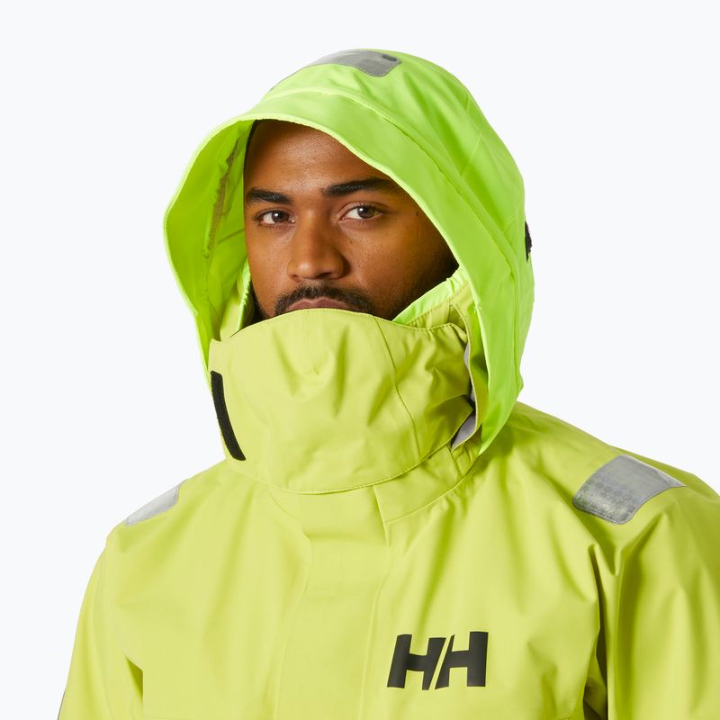Kurtka żeglarska męska Helly Hansen Skagen Pro cyber lime 3
