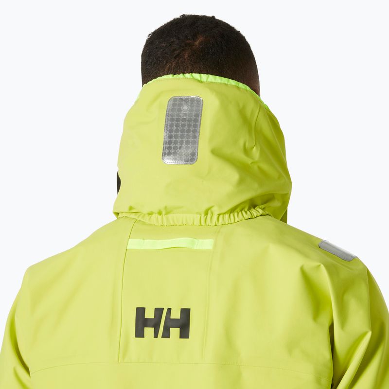 Kurtka żeglarska męska Helly Hansen Skagen Pro cyber lime 4
