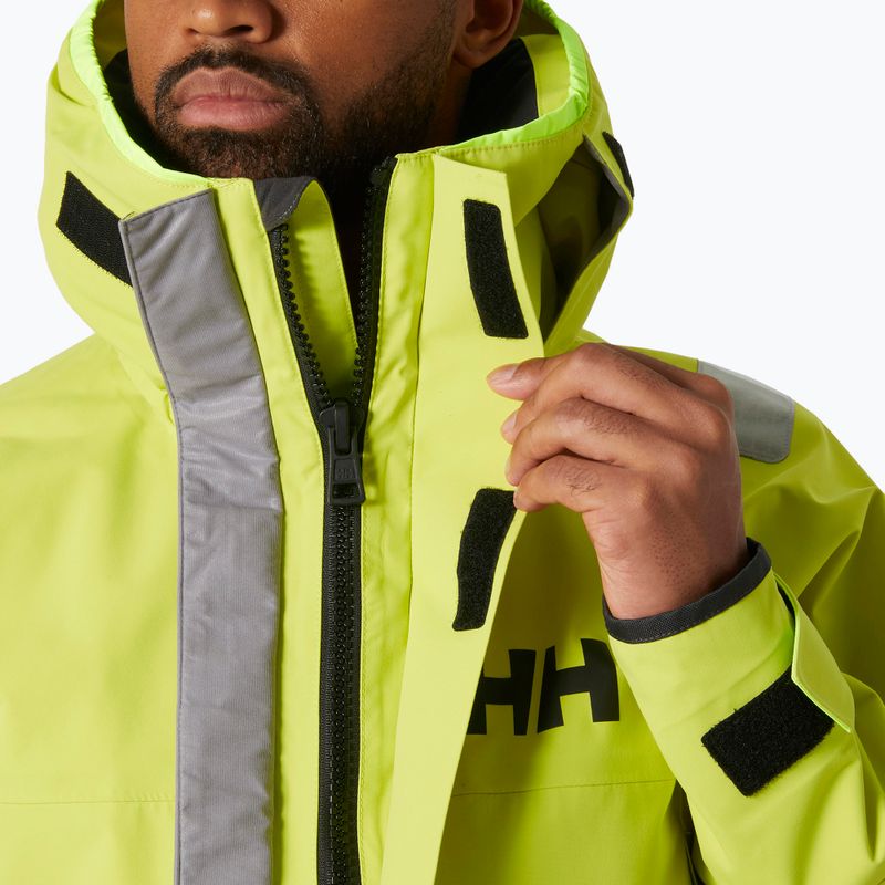 Kurtka żeglarska męska Helly Hansen Skagen Pro cyber lime 5