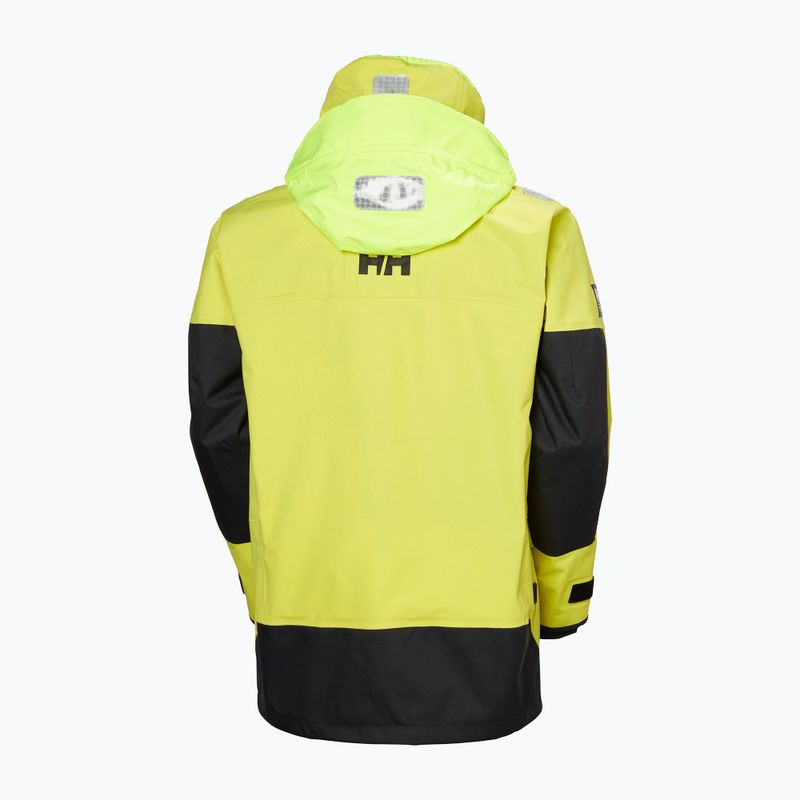 Kurtka żeglarska męska Helly Hansen Skagen Pro cyber lime 11